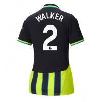 Manchester City Kyle Walker #2 Vonkajší Ženy futbalový dres 2024-25 Krátky Rukáv